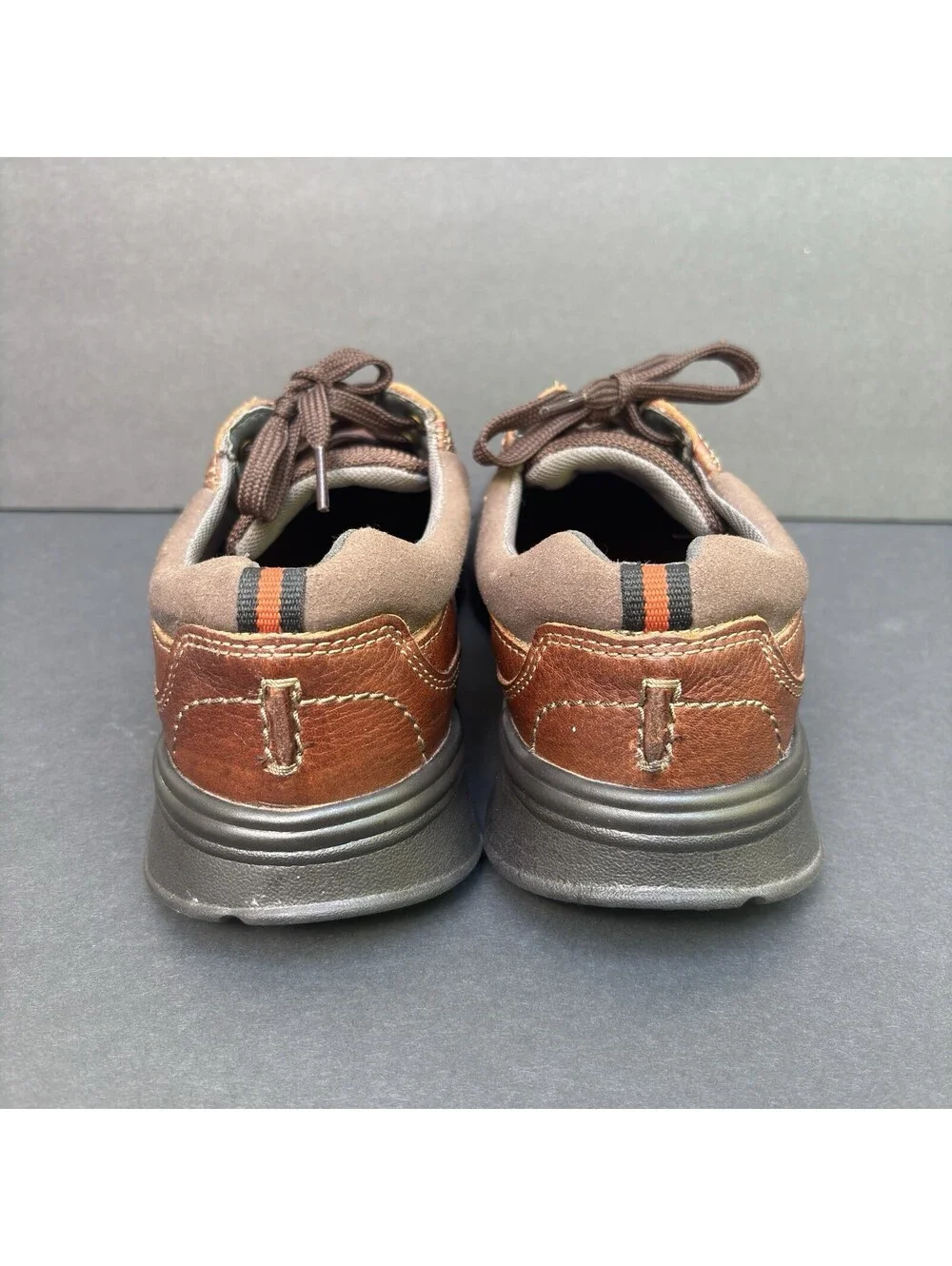 Clarks Collection Mens Cotrell Walk Shoes Casual Brown Ortholite Comfort Sz 10M